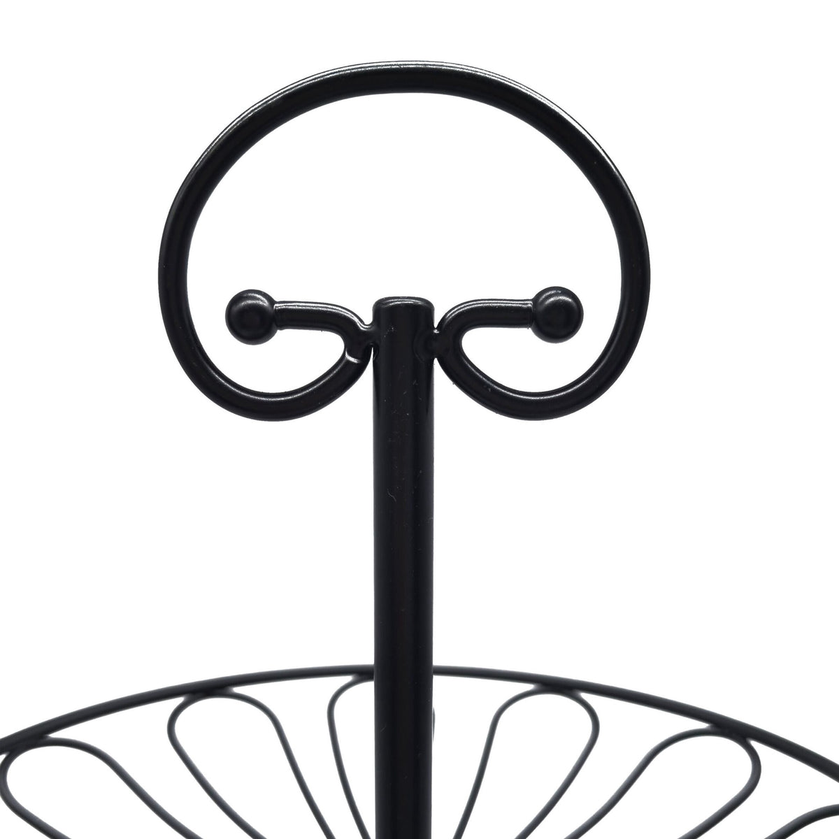 3-Tier Fruit Bowl, Round Wire Stand for Fresh Produce