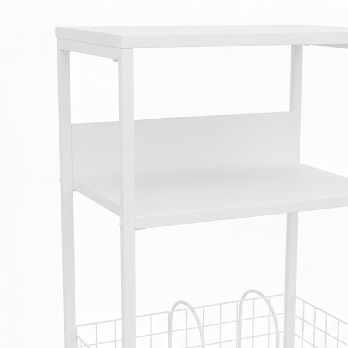 3-Tier Vinyl Record Player Stand with Dividers