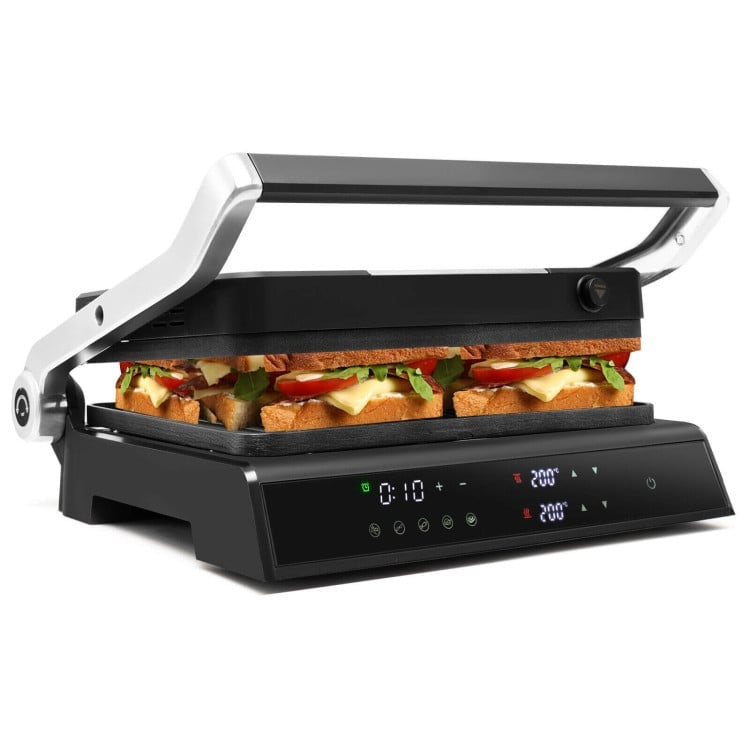 3-in-1 1800W Panini Press Grill with Non-Stick Plates Electric Grill