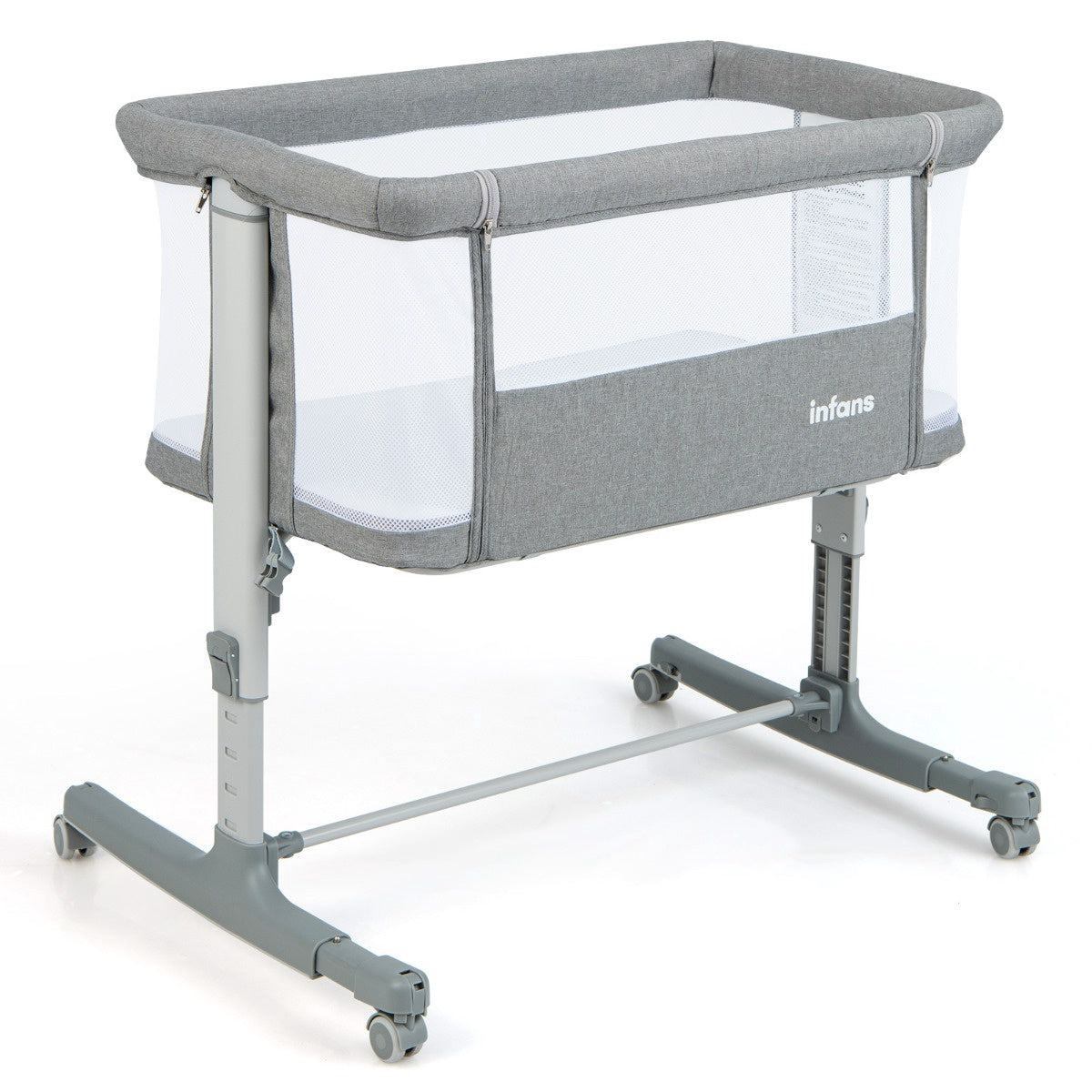 3-in-1 Baby Co-Sleeper, Adjustable Height, Mattress, Bag