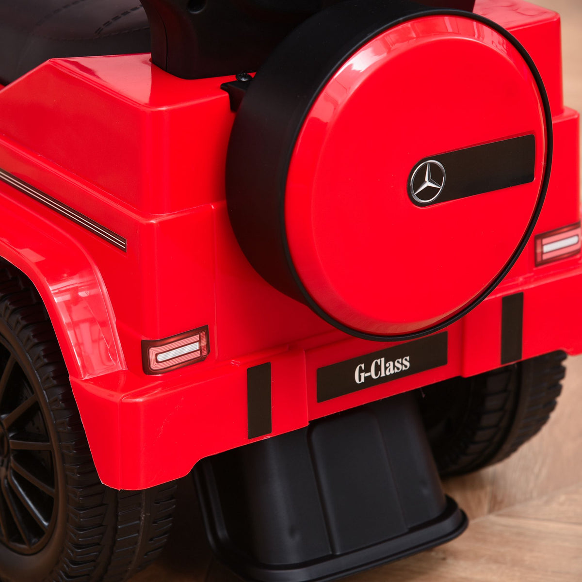 3-in-1 Kids Ride-On Car with Push Handle, Red, 18-36 Months