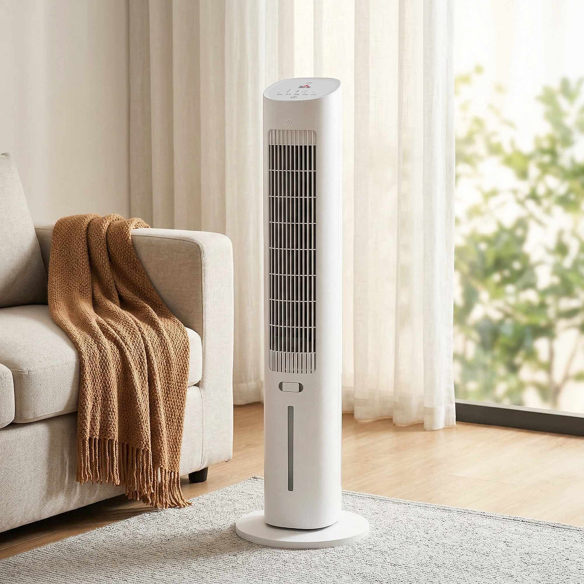 3-in-1 Portable Air Cooler, 3L Tank, 3 Speeds, White