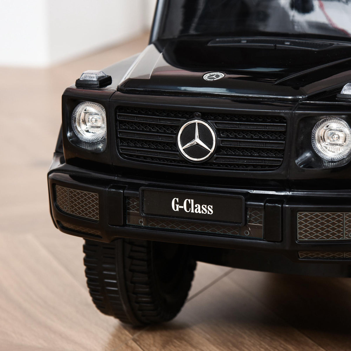 3-in-1 Ride-On Car with Handle, Black, Ages 18-36 Months
