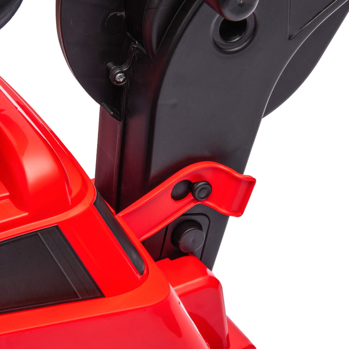 3-in-1 ride-on excavator, load capacity 25 kg, with anti-tip device, music function, replaceable, for 1.5-4 years, red + black