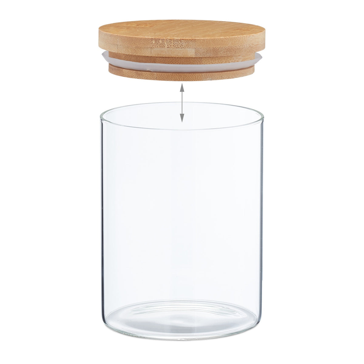 3 pcs. Storage jars in various sizes