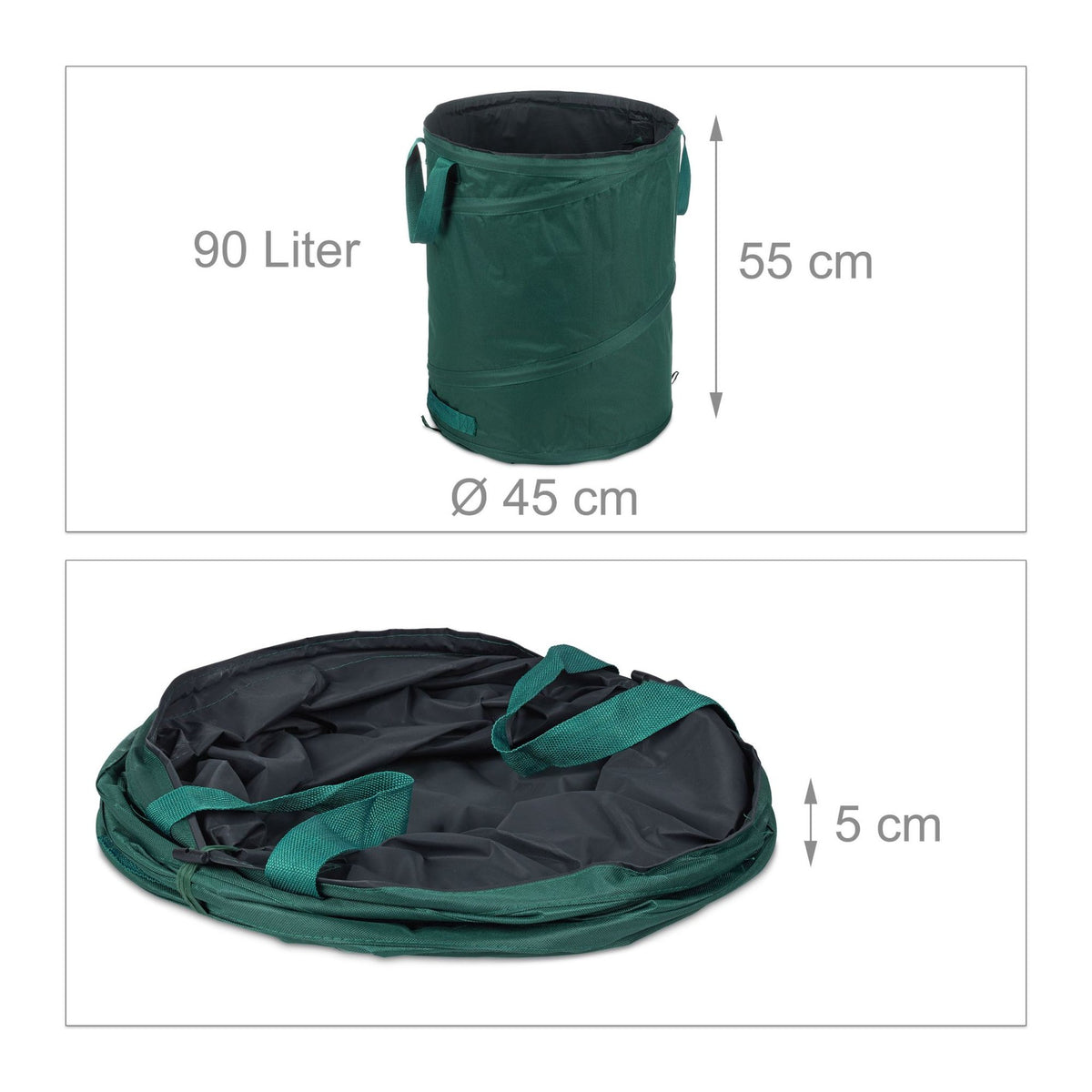 3 pcs. garden bags 90 l