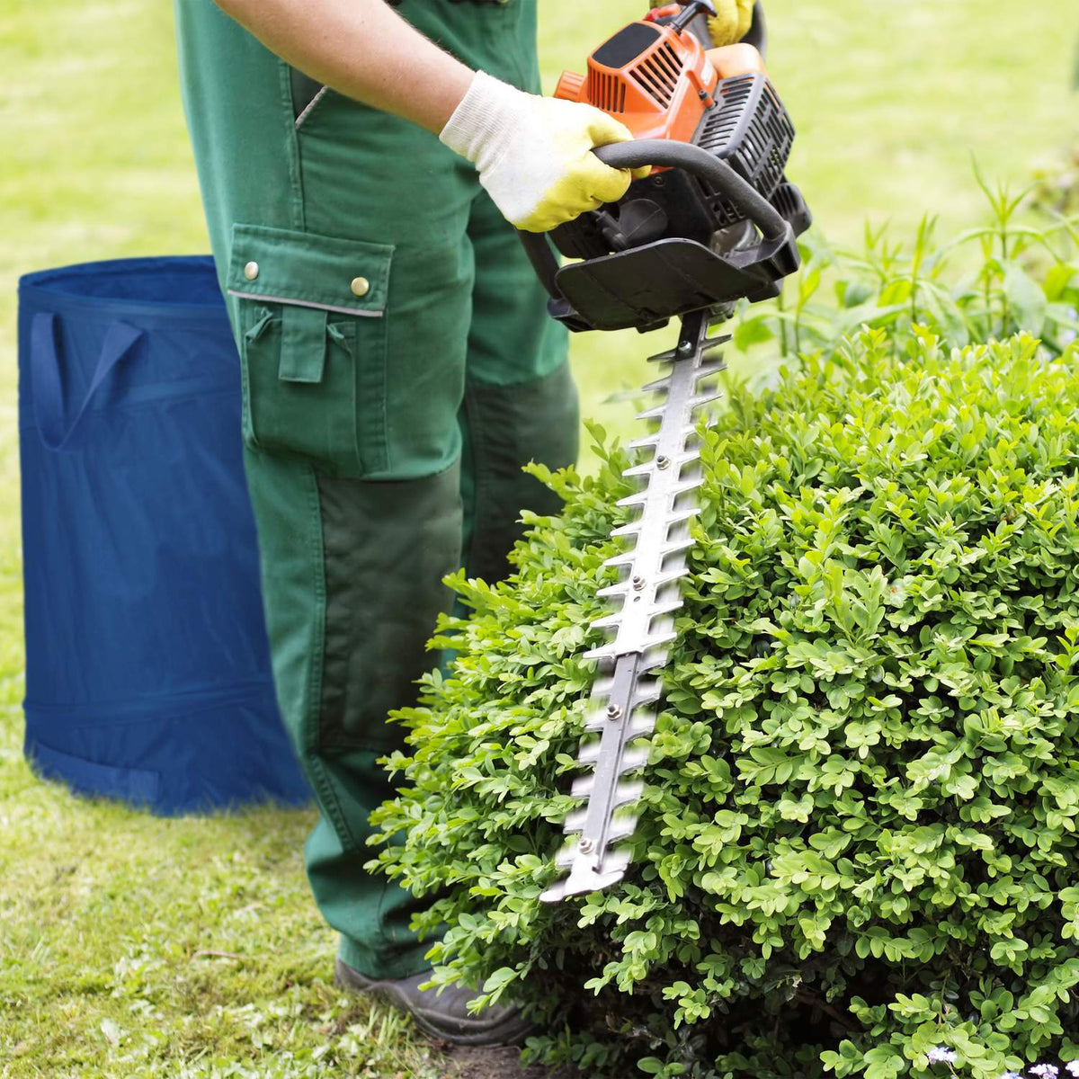 3 pcs. garden sacks 160-litre blue