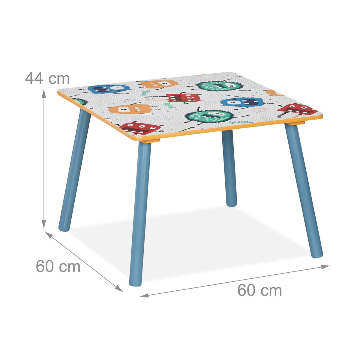 3-piece seating group for children Monster motif