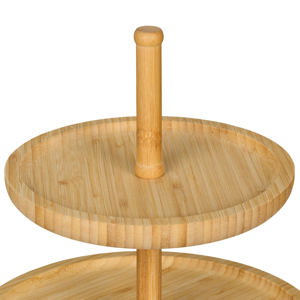 3-tier bamboo tray