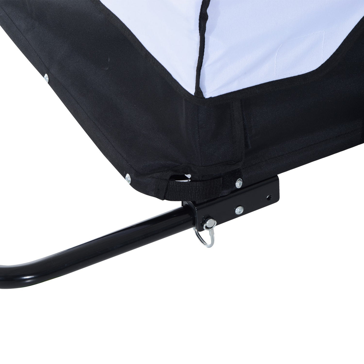 40 Kg Load Capacity, Handcart, White+Black, Steel Oxford, 140X77X65Cm