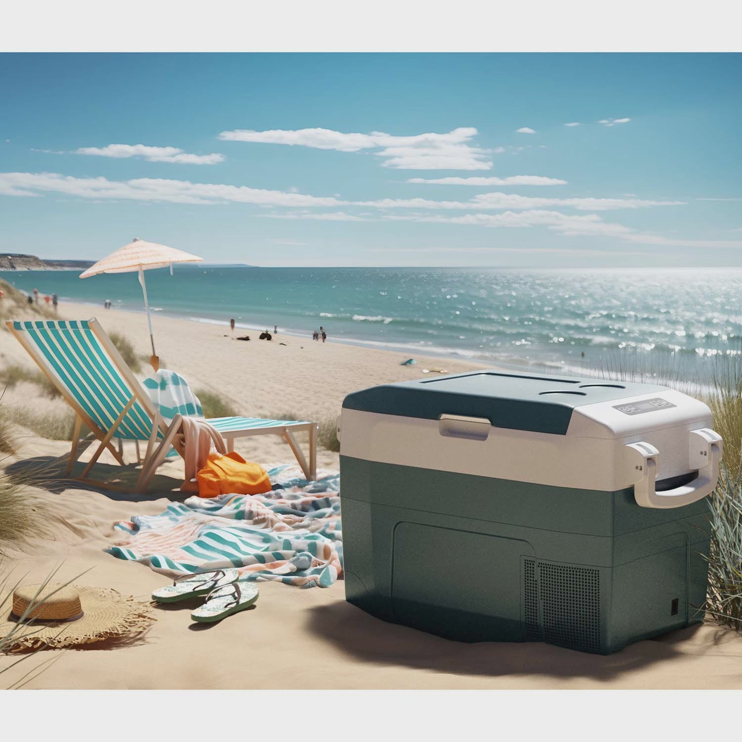 40L Portable Fridge Freezer, -18C to +6C, DC Compressor