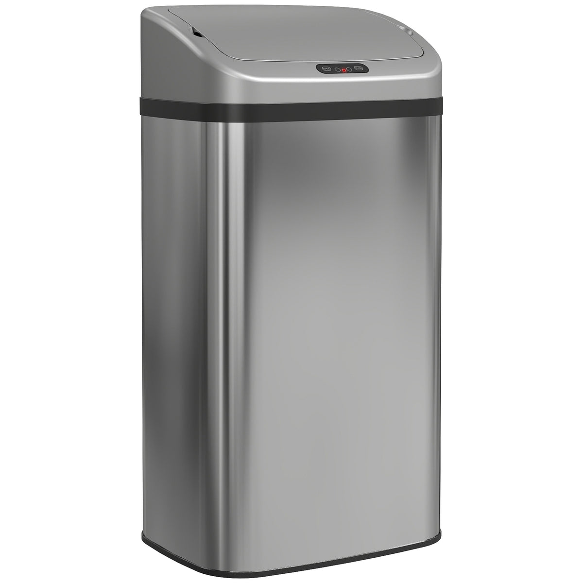 48L Sensor Trash Can, Auto-Close, Stainless Steel