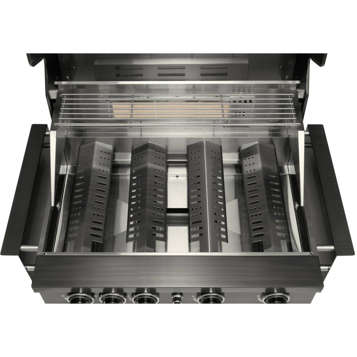 4-Burner Built-In Gas Grill with Infrared Rotisserie