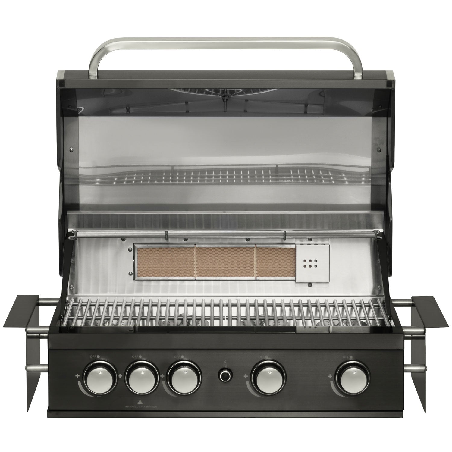 4-Burner Built-In Gas Grill with Infrared Rotisserie