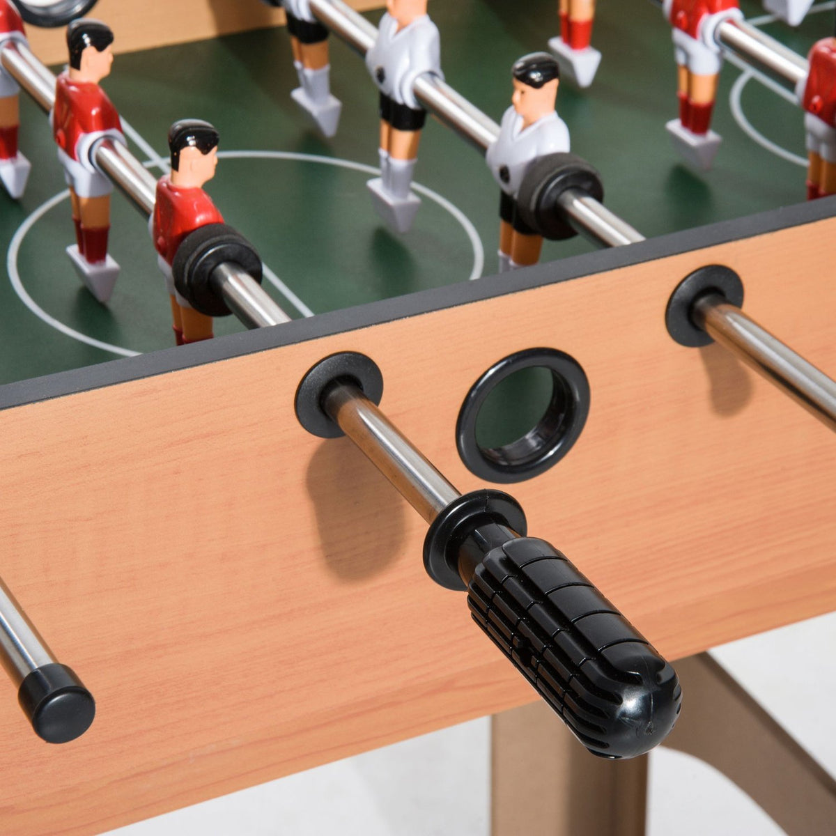 4 In 1 Multi Game Table Table Football Table Football Kicker Hockey Billiard Table Tennis, Mdf, 87X43X73Cm