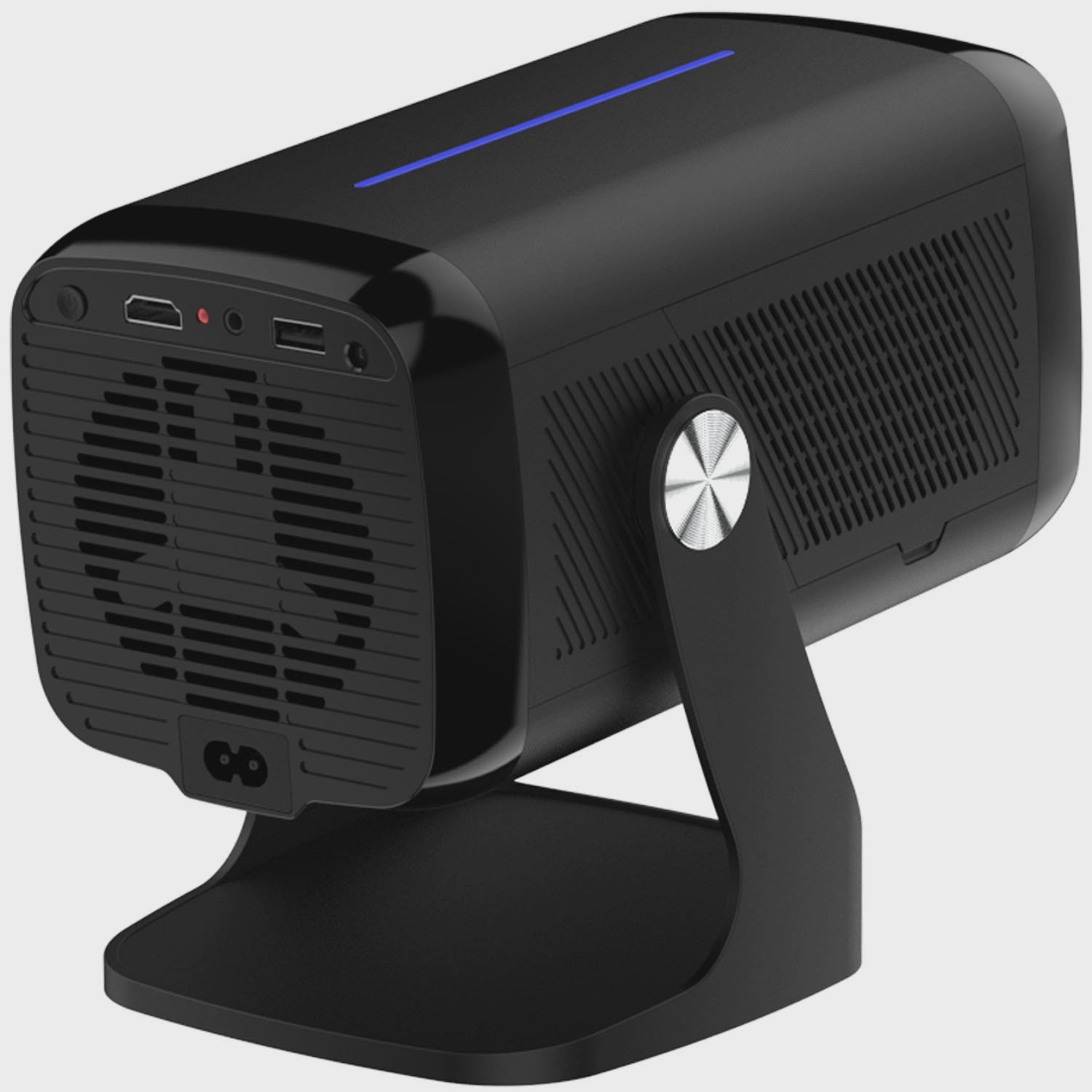 4K Projector, 45"-180", 700 ANSI Lumens, Black