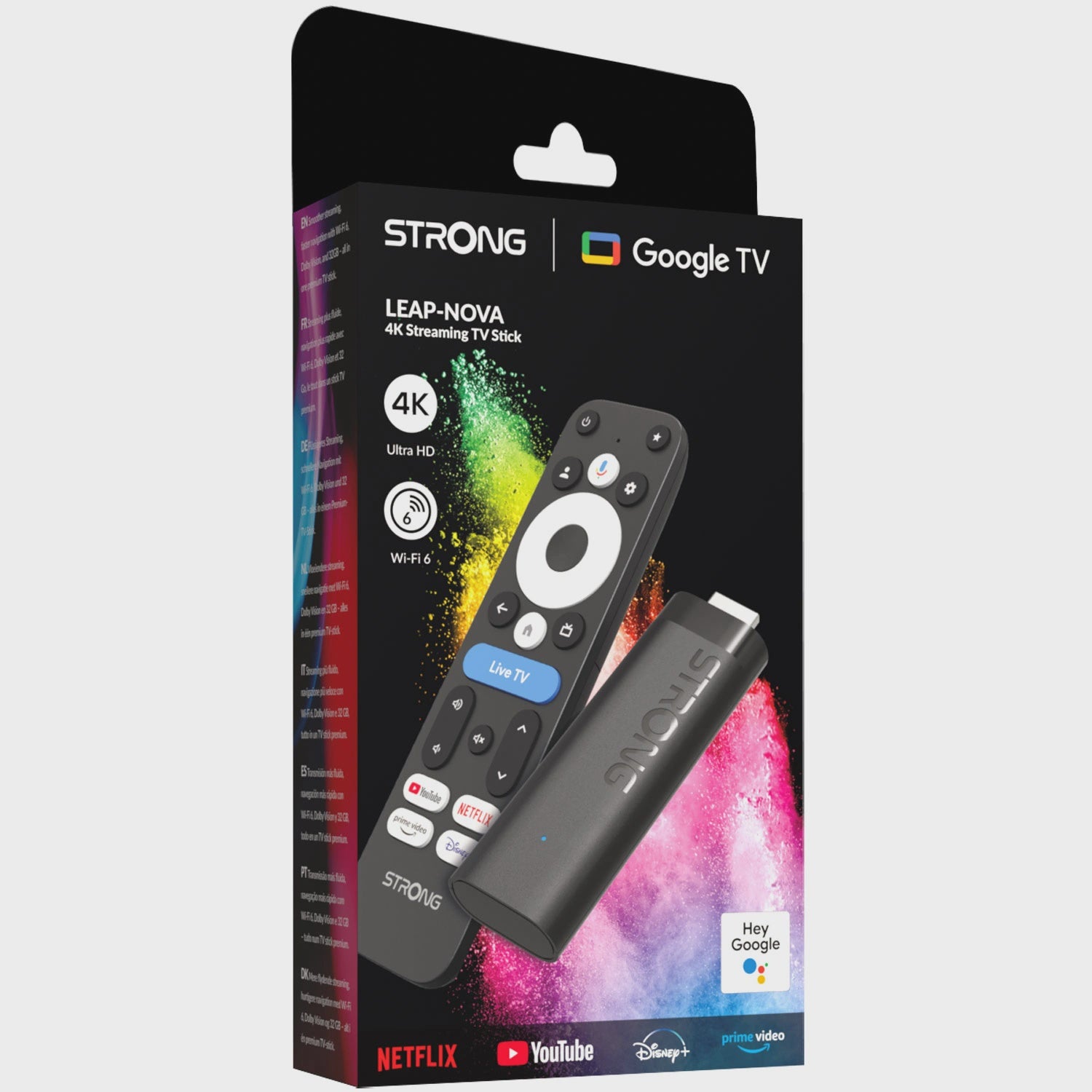 4K WiFi Streaming Stick, Google TV, 32GB Storage