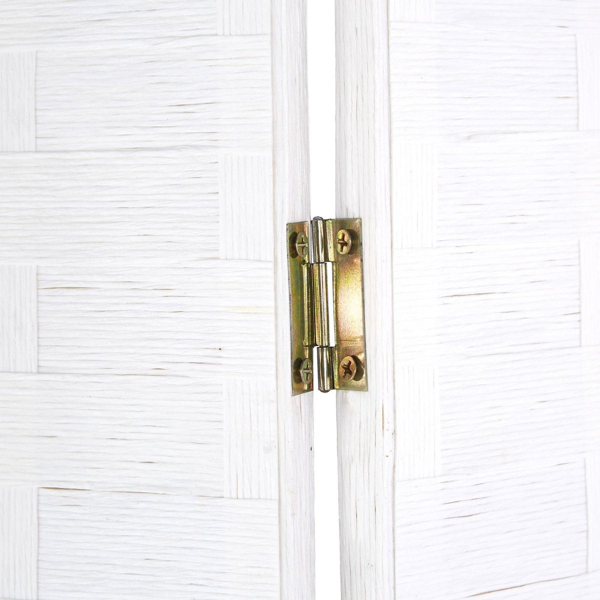 4-Panel Folding Screen in White
