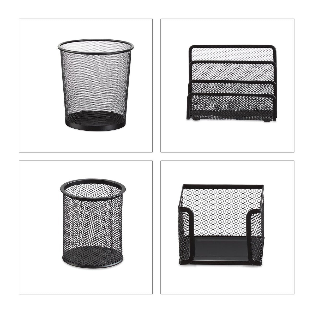 4-Piece Desk Organizer Set