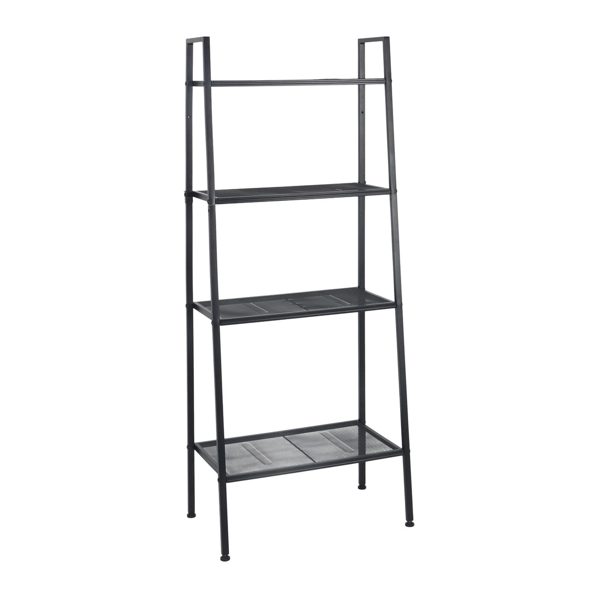 4-Tier Metal Ladder Shelf for Home Storage