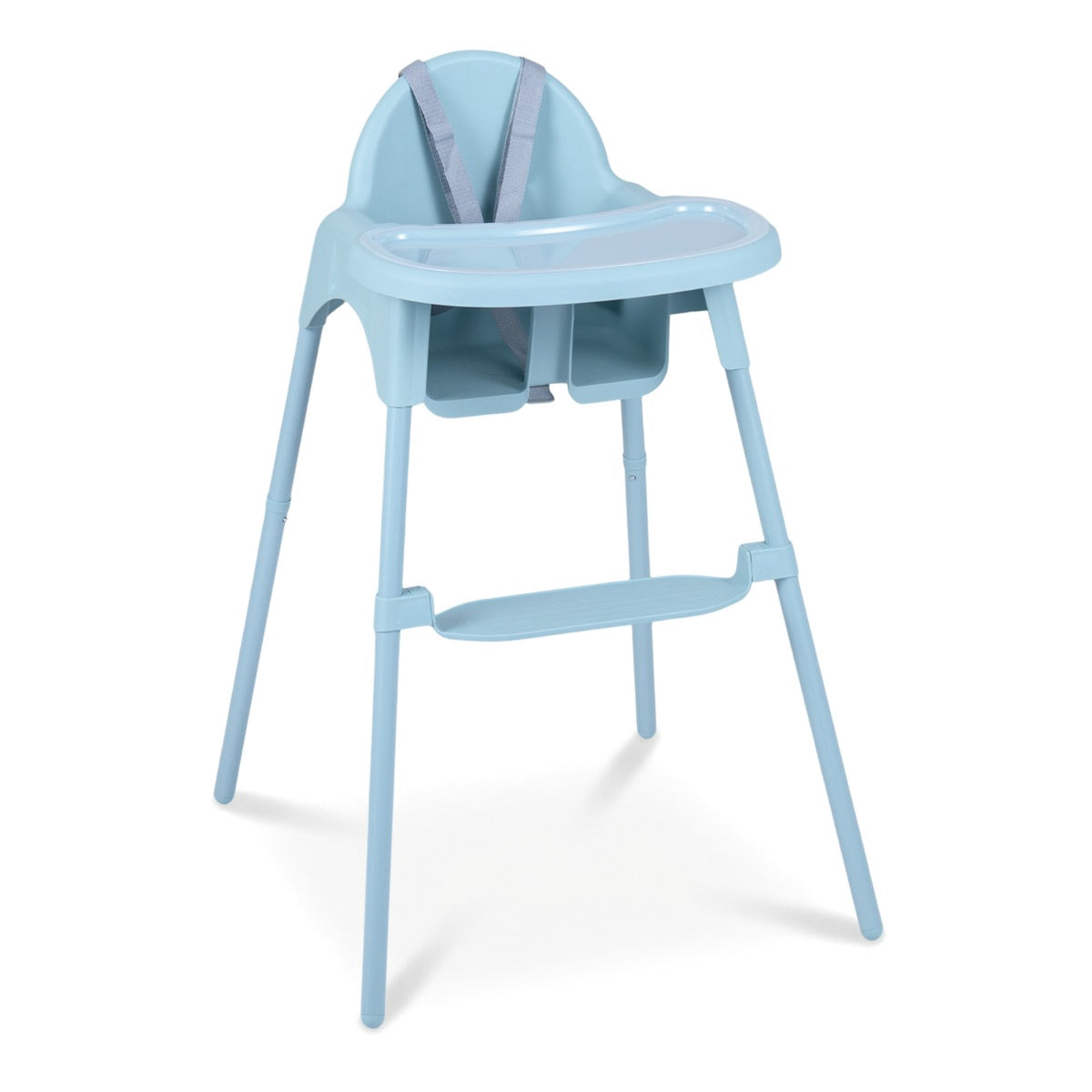 4-in-1 Convertible Baby High Chair with Adjustable Tray
