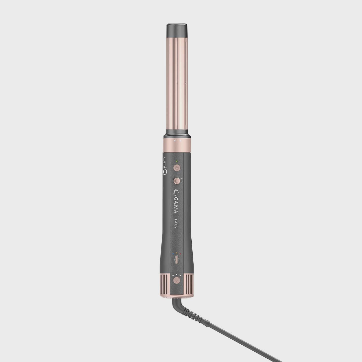 4-in-1 Hair Styler with Oval Brush, Curling Wand, Dryer