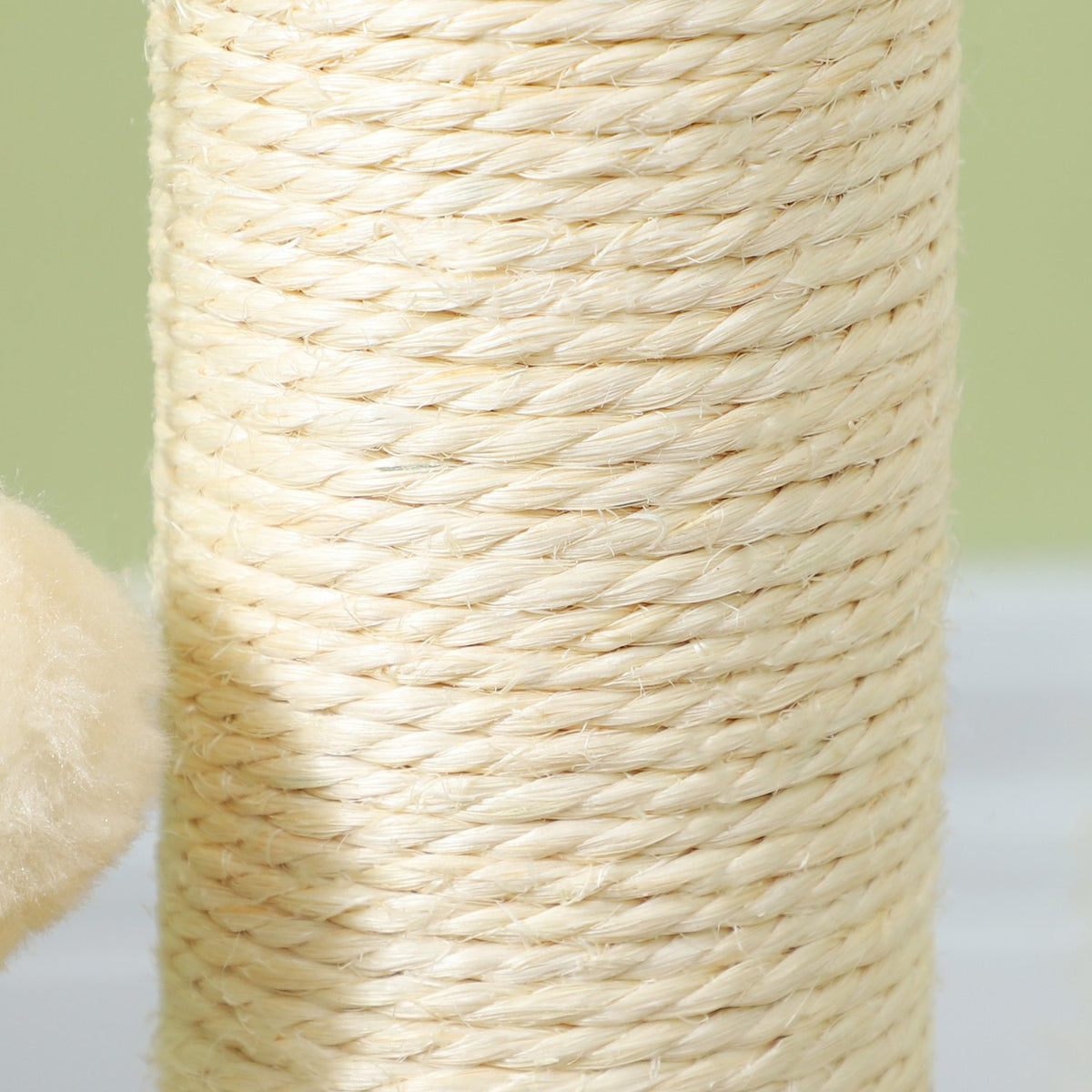 4-in-1 scratching post, 49cm scratching post, sisal cat scratching post with play ball, scratching post for cats, cat scratching furniture, indoor, oak