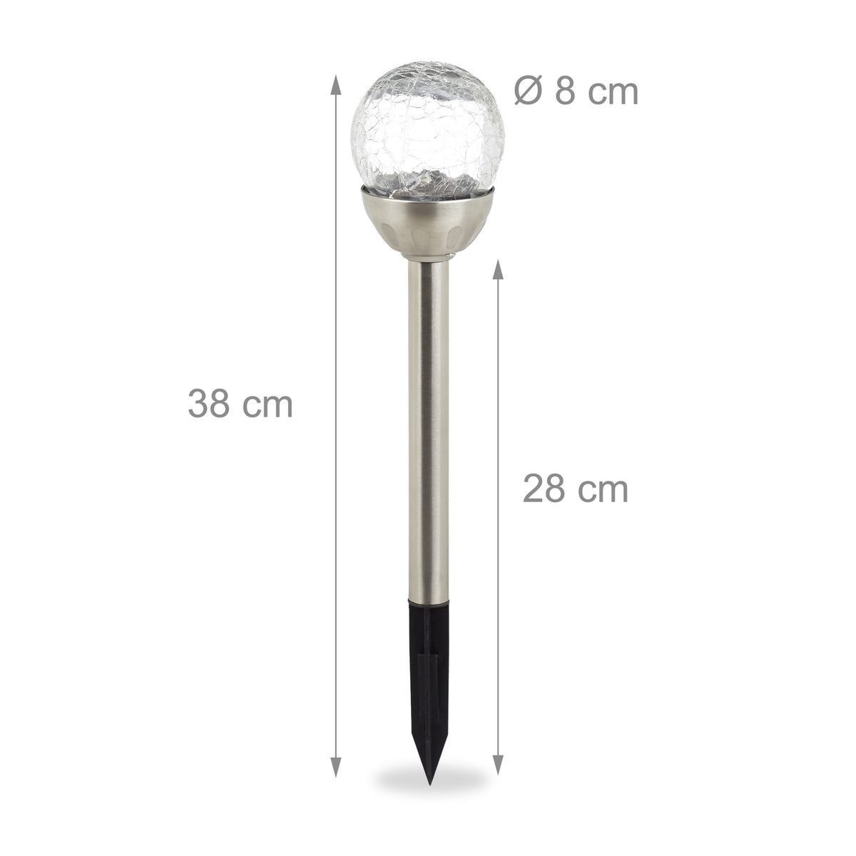 4-pack solar lamps