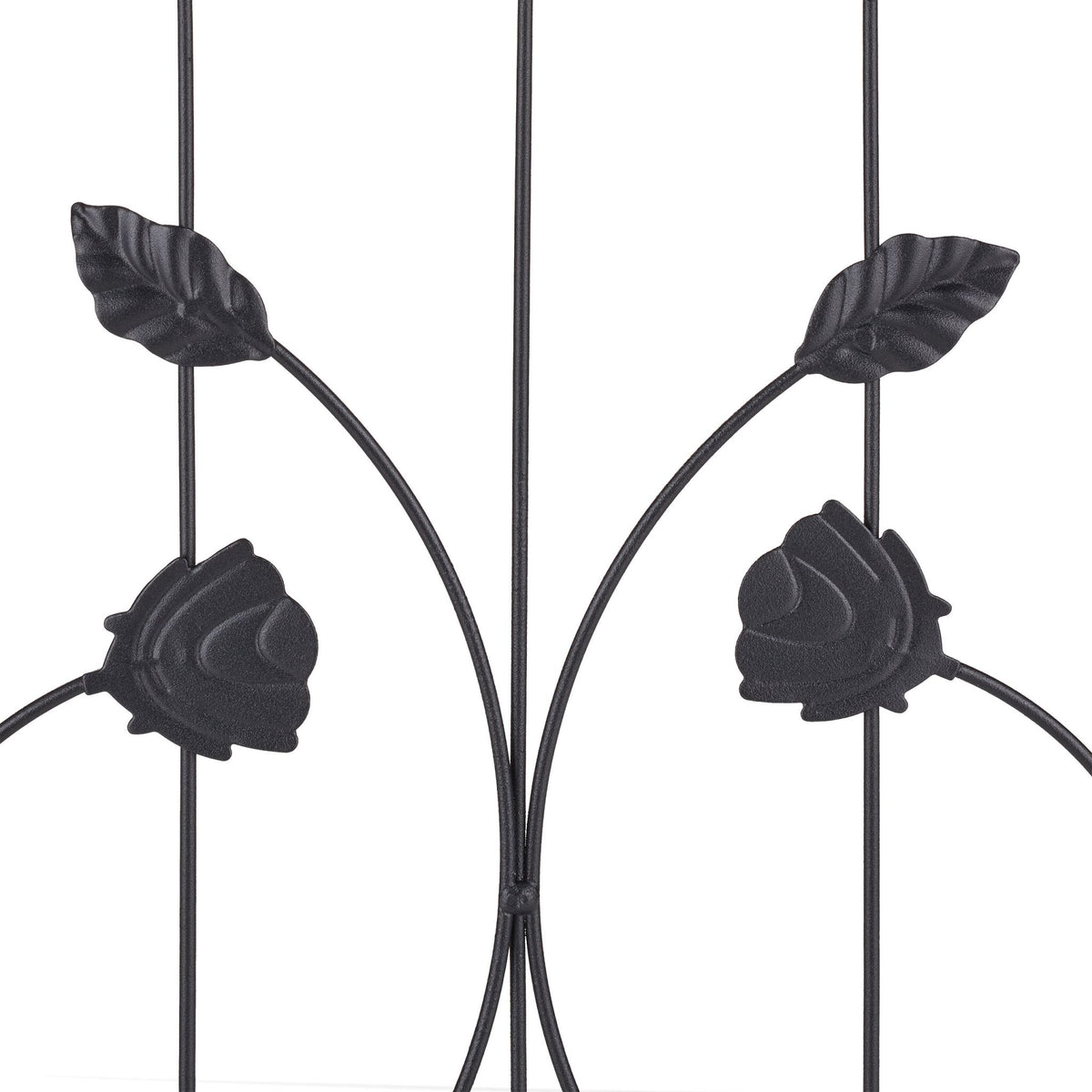 4-part flower bed fence in metal