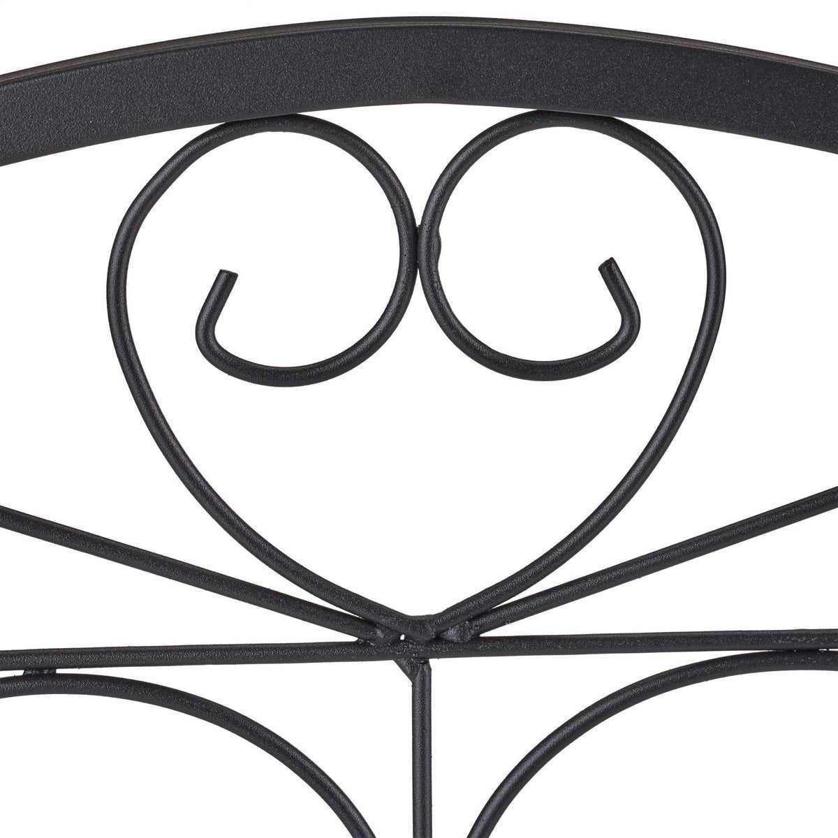 4-part flower bed fence in metal