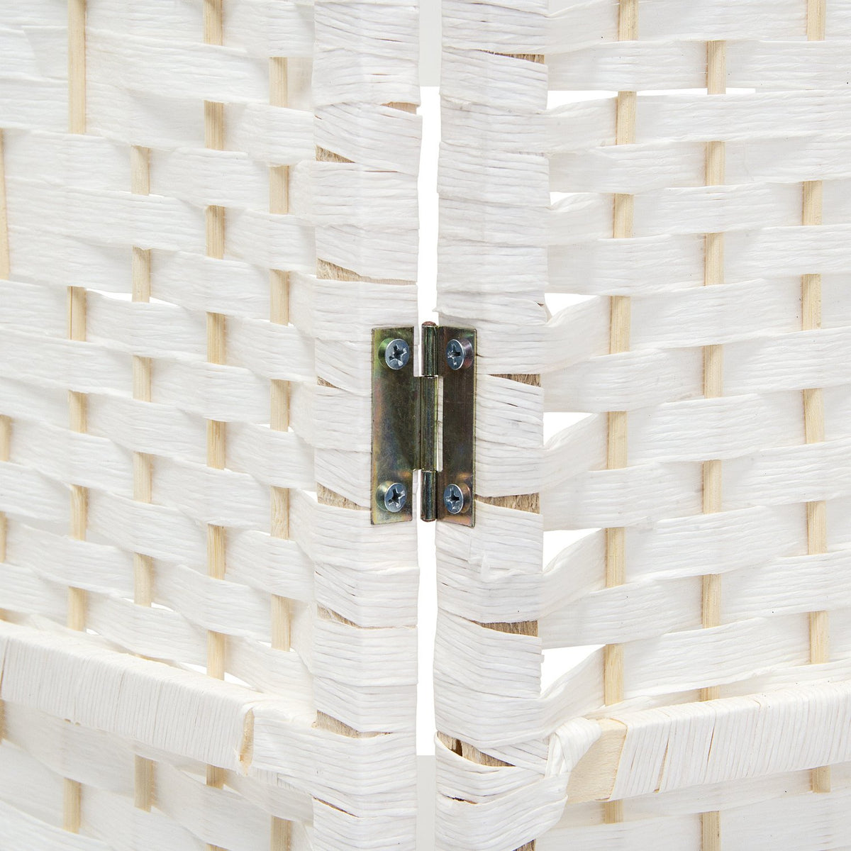 4-part screen in white