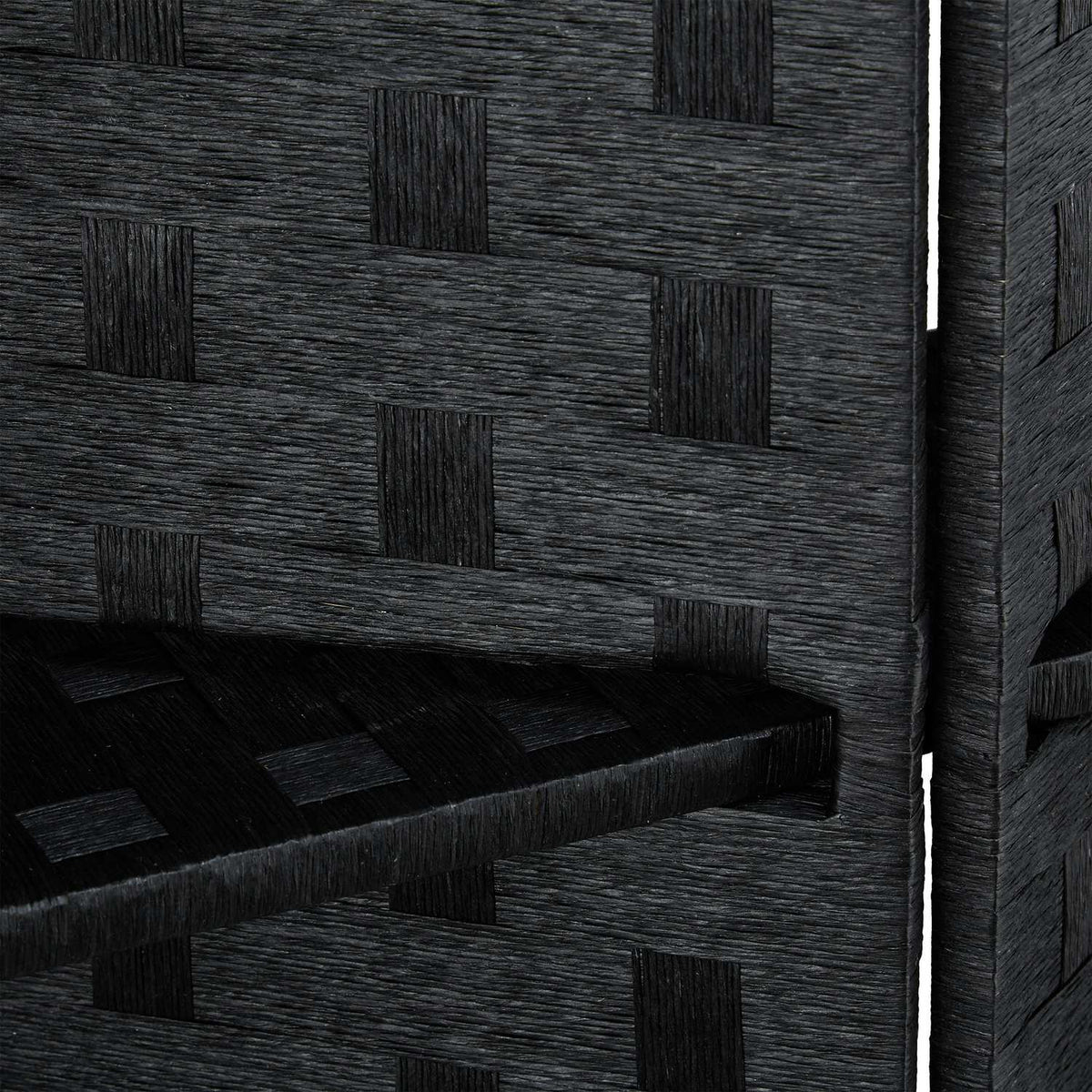 4-part screen with shelves
