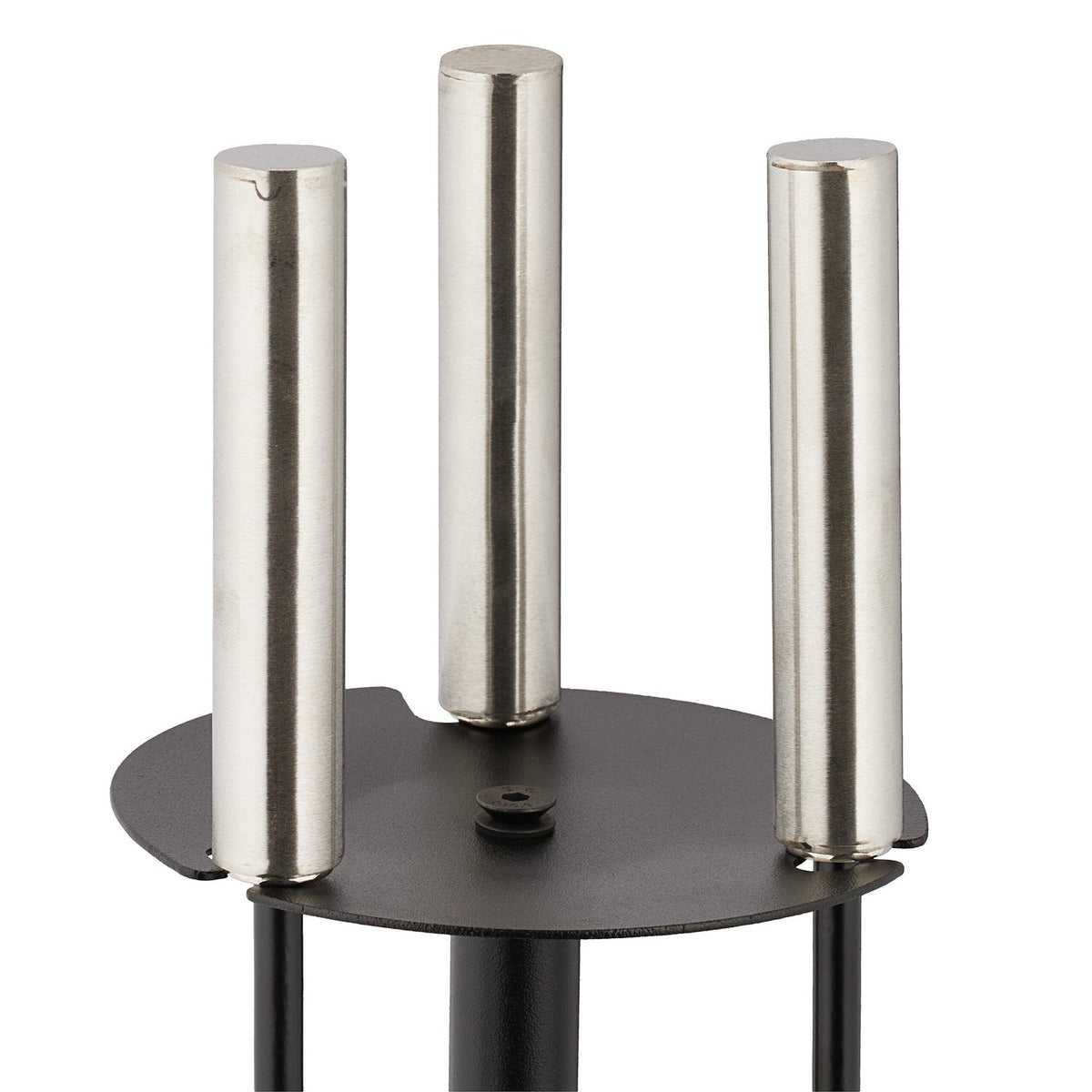 4-piece fireplace set in black