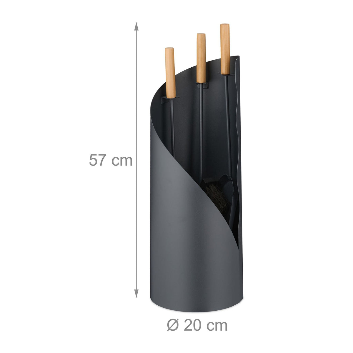 4-piece stove set with stand
