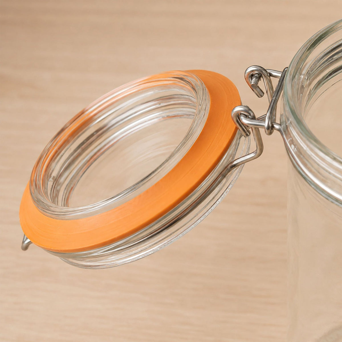500ml Glass Preserving Jars with Lids, Set of 6