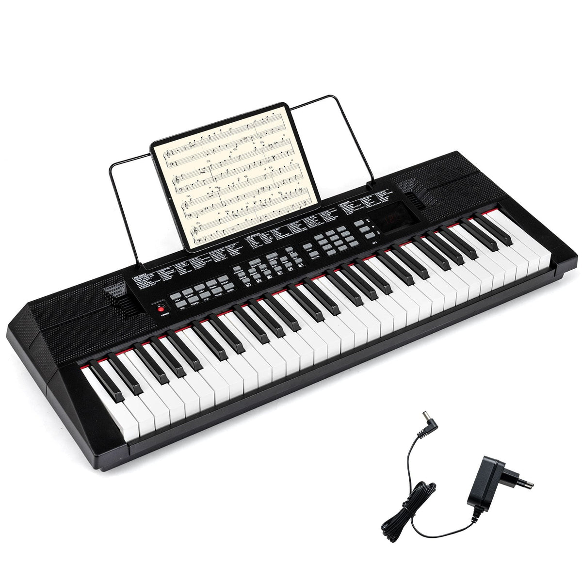 54-Key Electronic Keyboard with 200 Rhythms & Tones