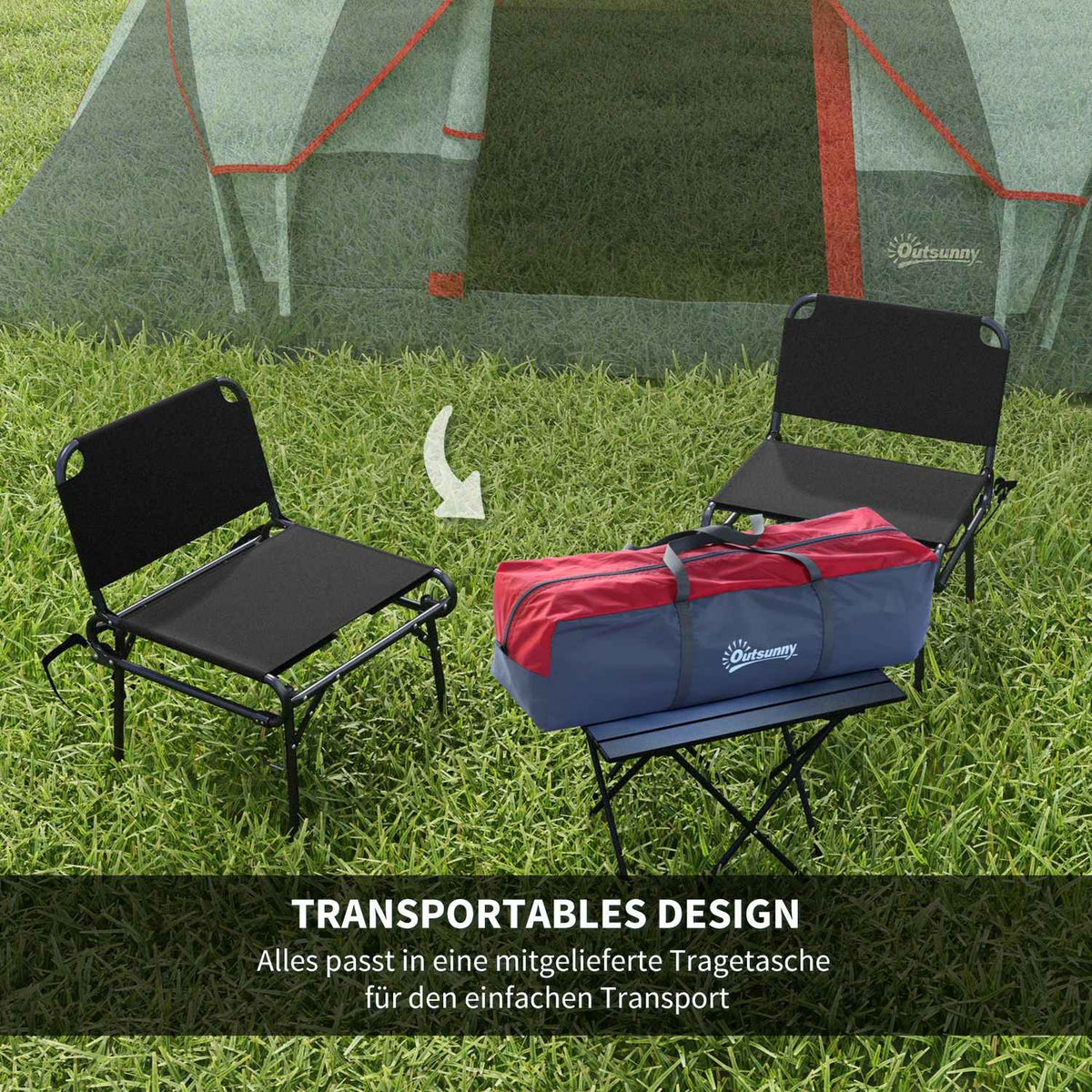 5-6 Person Tent Camping Tent With Pegs Tunnel Tent Dome Tent Polyester Gray 4.55 X 2.3 X 1.8 M