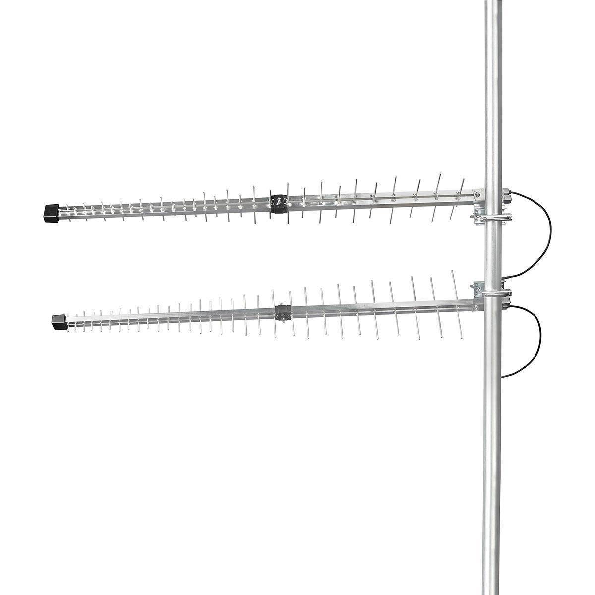 5G / 4G / 3G Antenna | 4G | Outdoor | 698 - 3800 MHz | Gain: 15 dB | 0.30 m | Silver