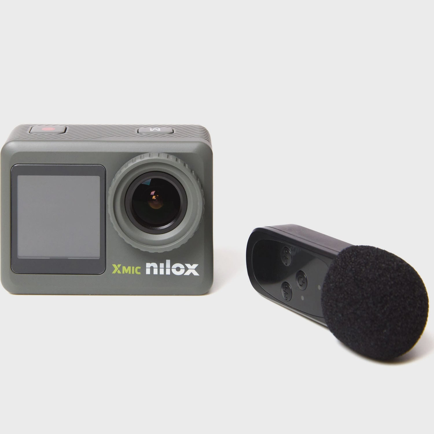 5K Action Camera with Wireless Mic, Dual Screens, Waterproof