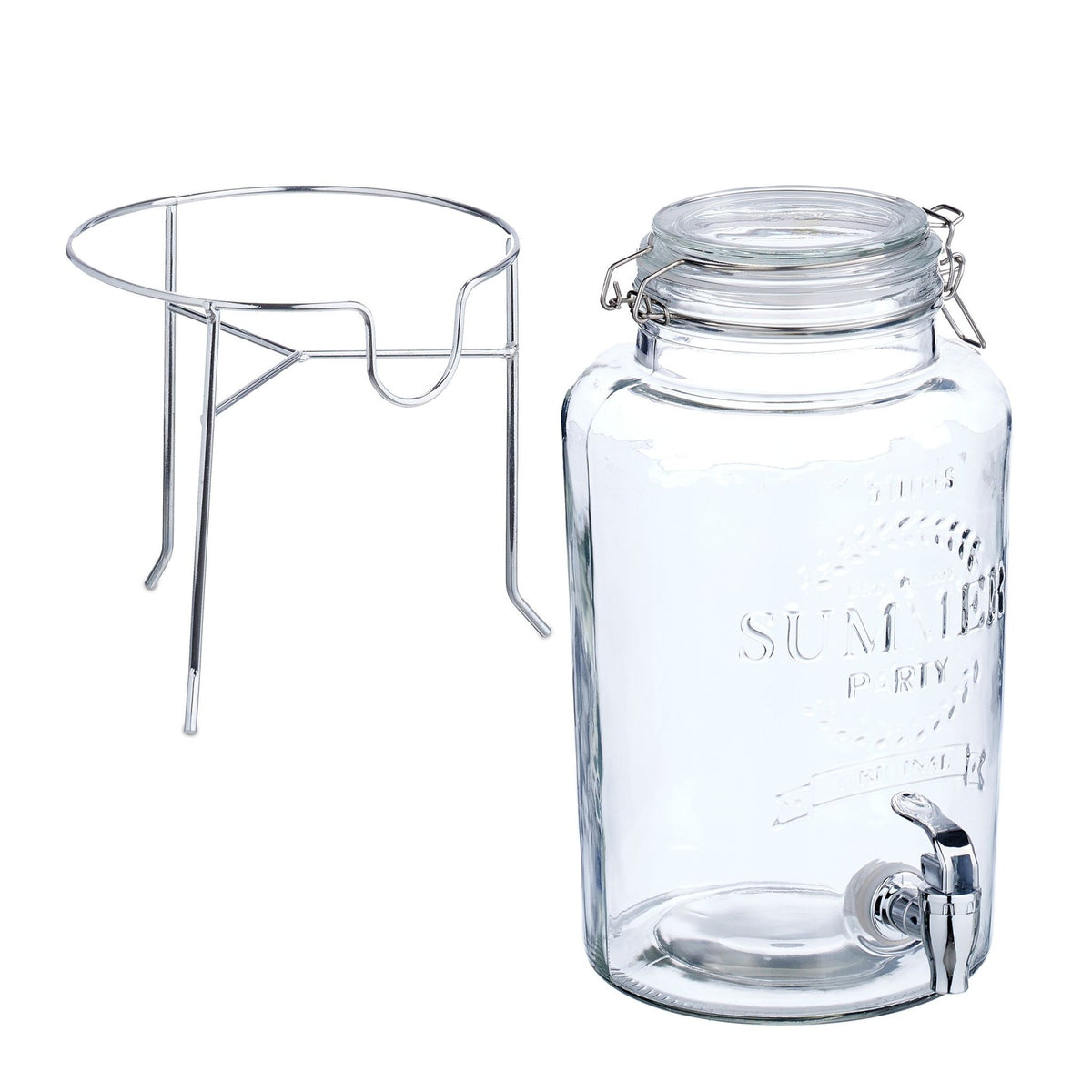 5 L beverage dispenser with stand