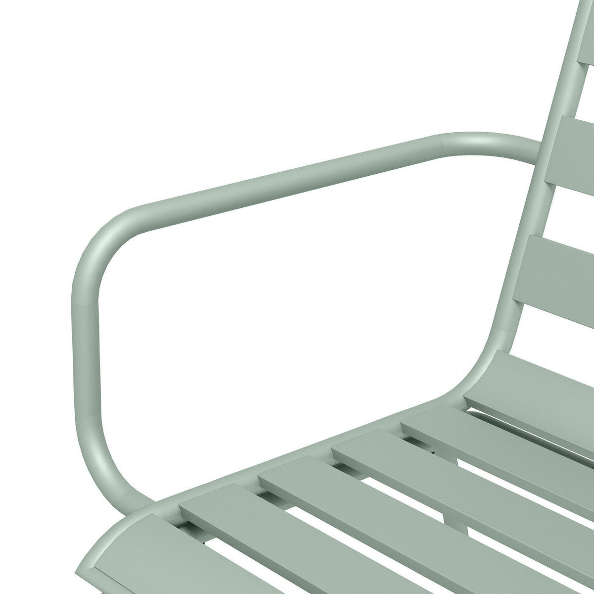 5-Piece Seating Group, Garden Furniture Set With 1 Dining Table, 4 Stackable Chairs, Garden Furniture, For Balcony, Terrace, Steel, Green