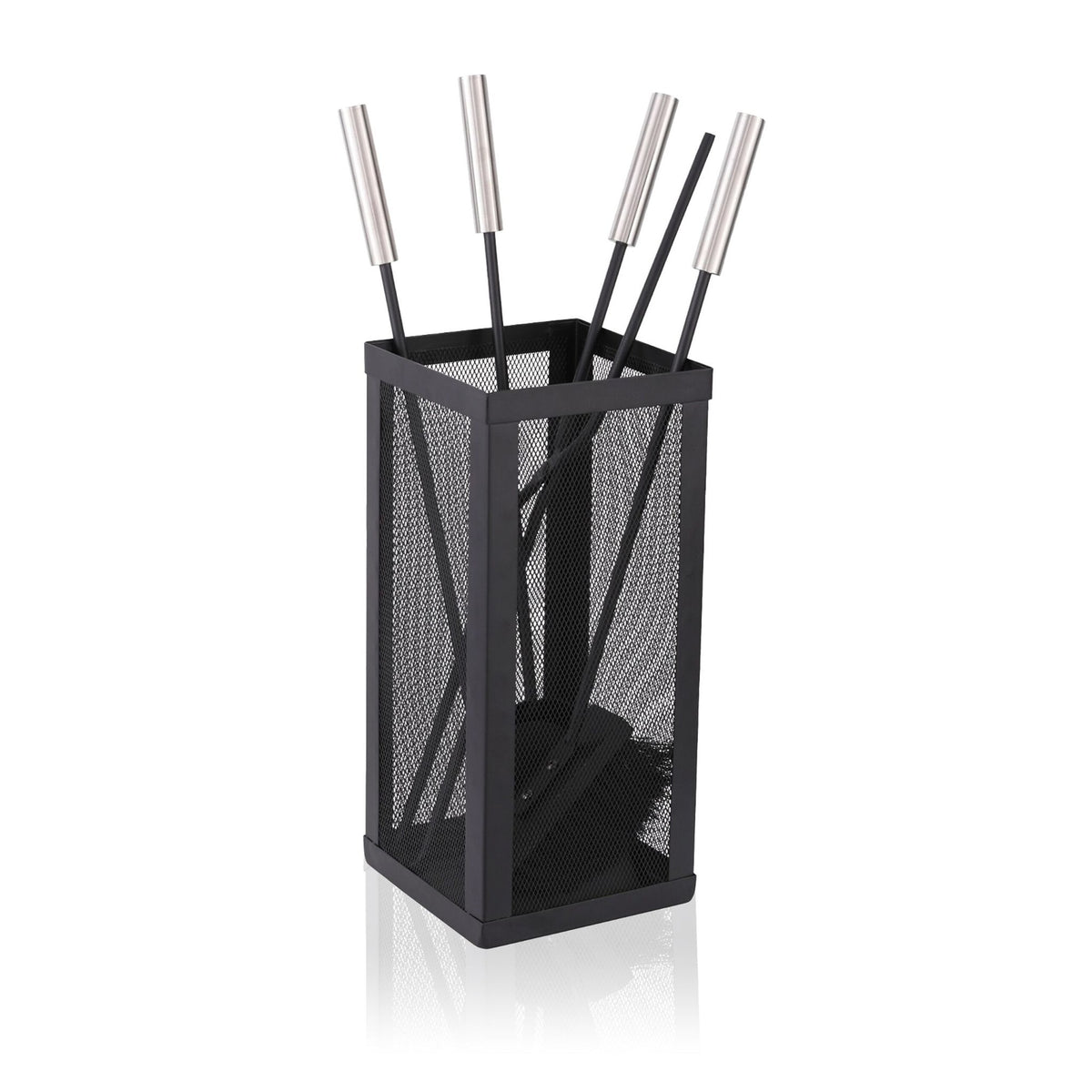 5-Piece Stainless Steel Fireplace Tool Set