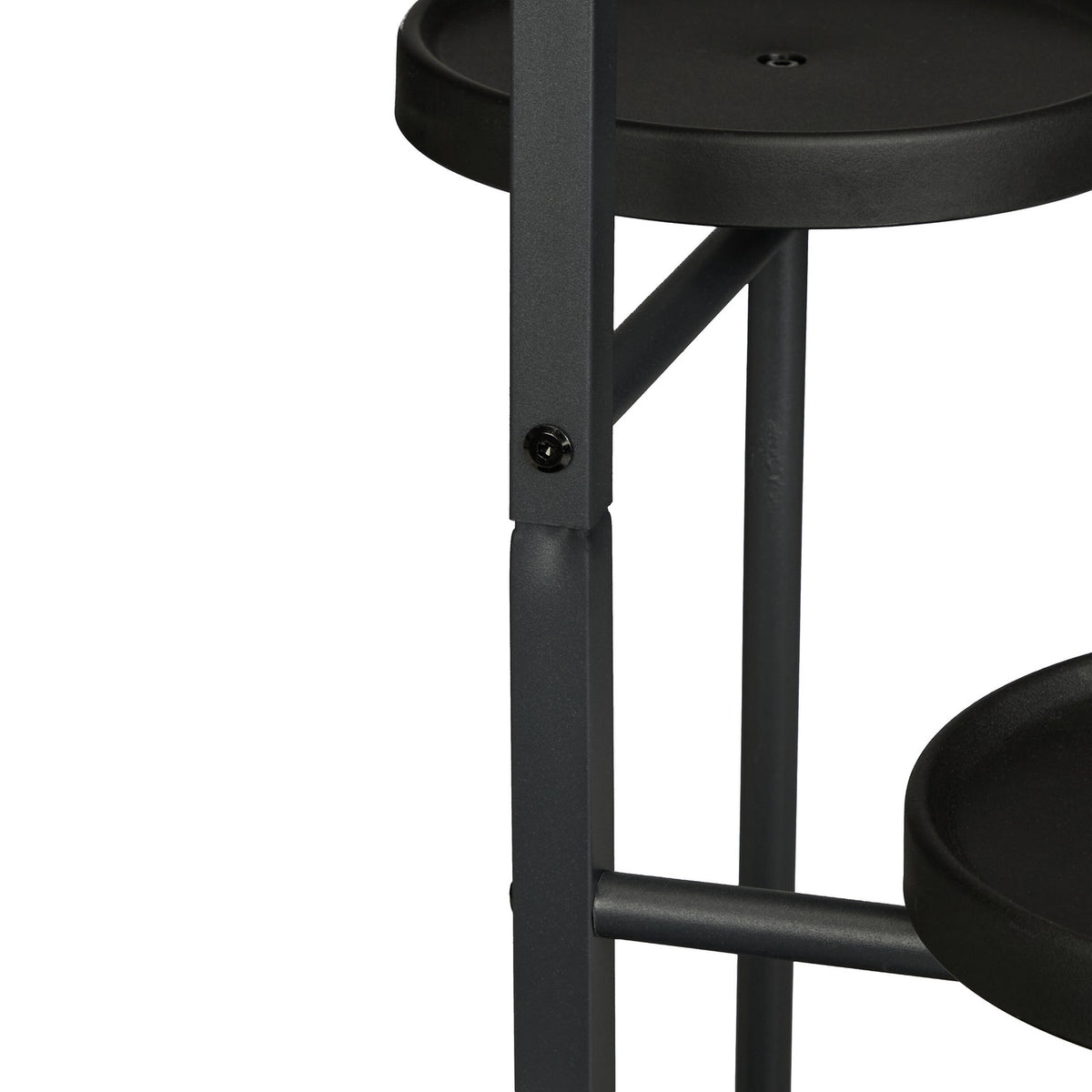 5-Tier Metal & Plastic Plant Stand