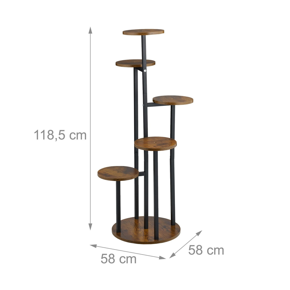 5-Tier Plant Stand – Space-Saving Display Shelves