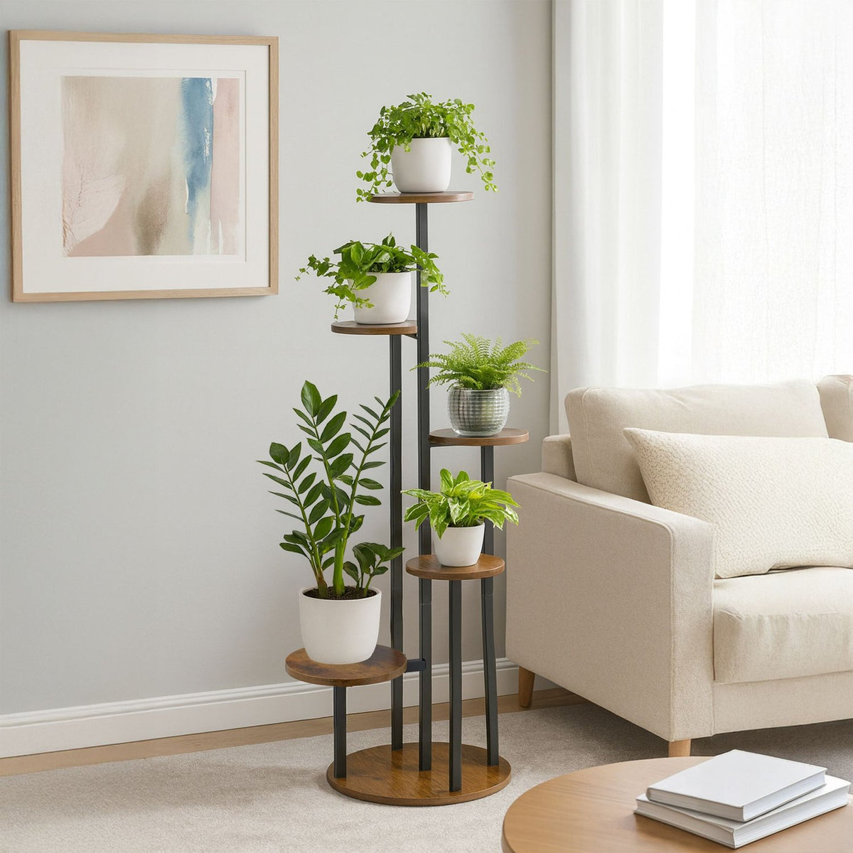 5-Tier Plant Stand – Space-Saving Display Shelves