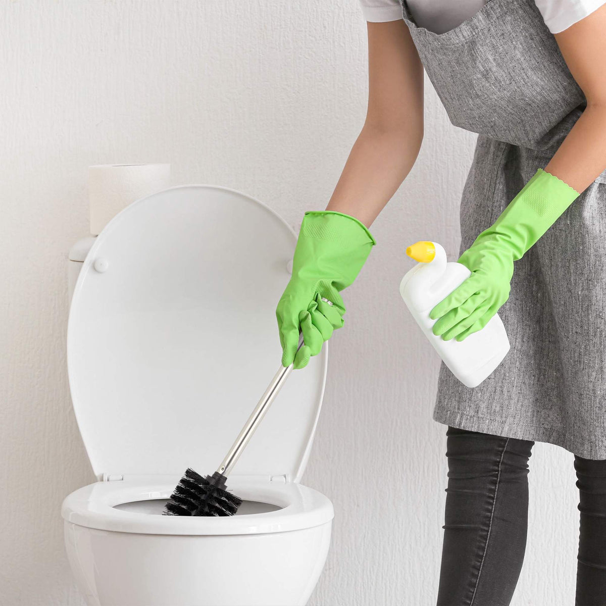 5 replacement toilet brushes