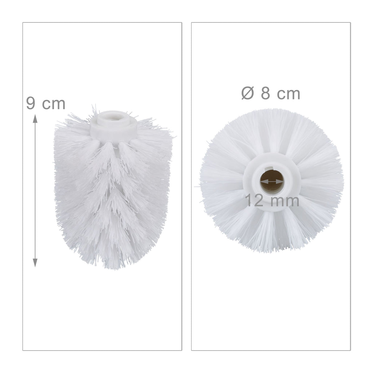 5 replacement toilet brushes