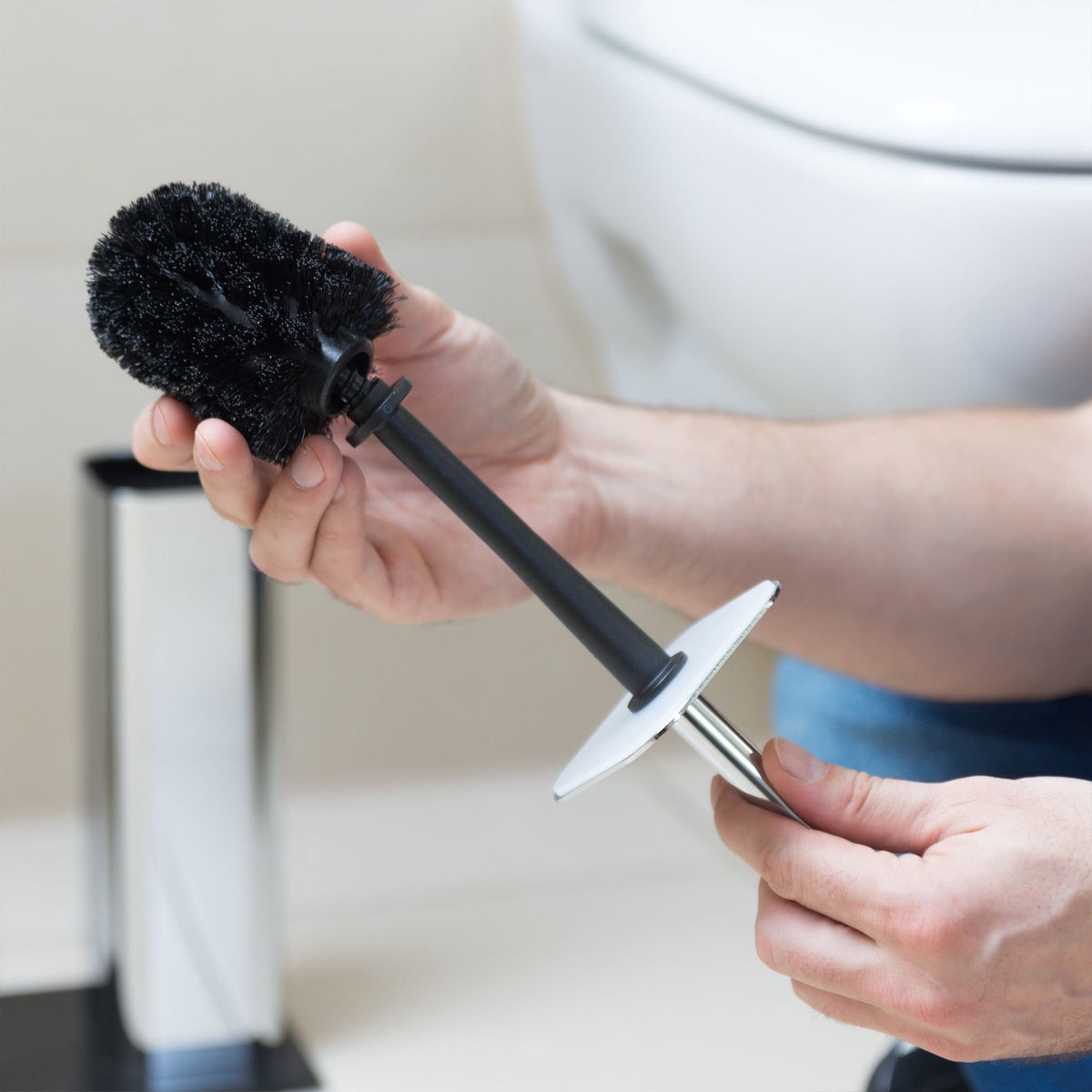 5 replacement toilet brushes