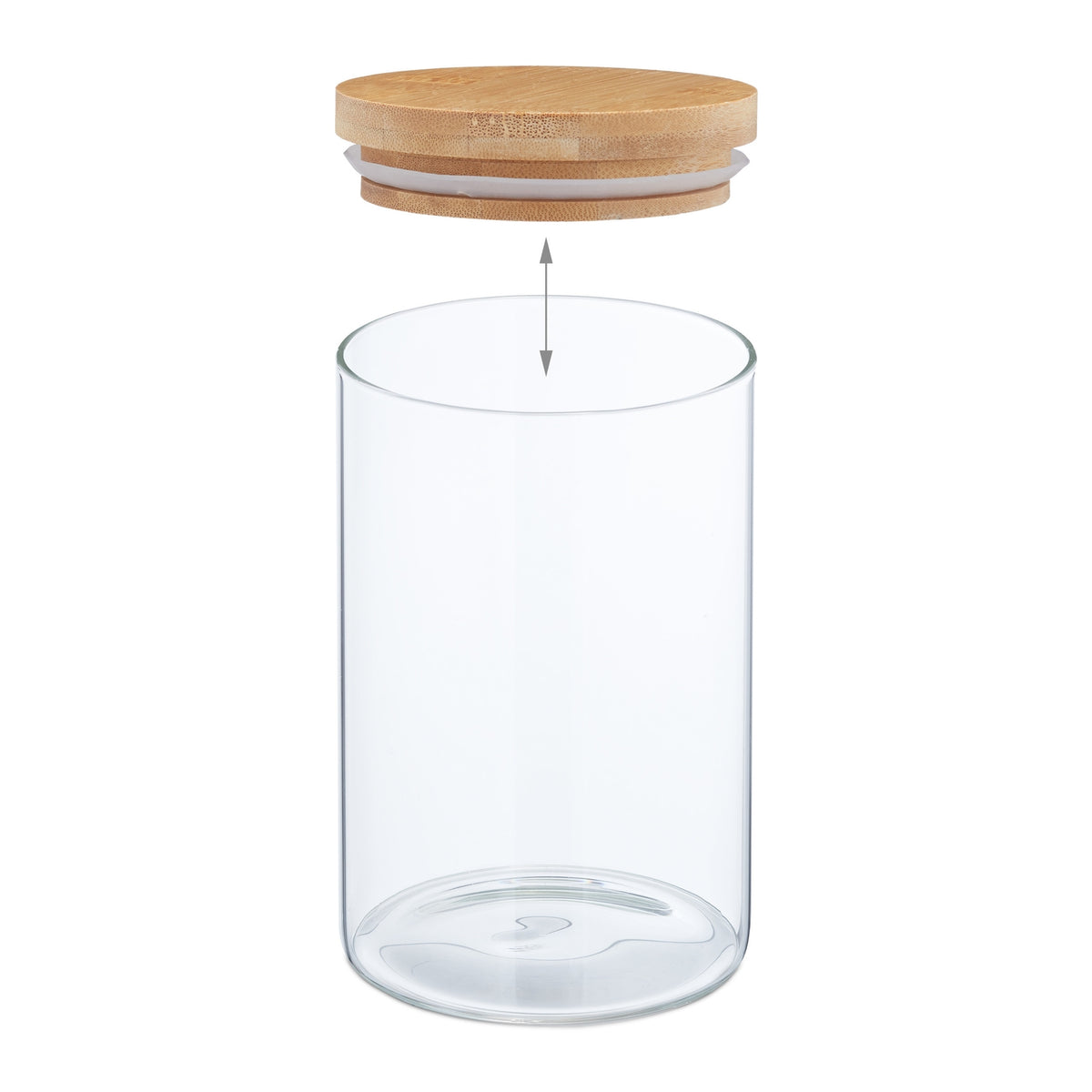 6 pcs. Storage jars in different sizes