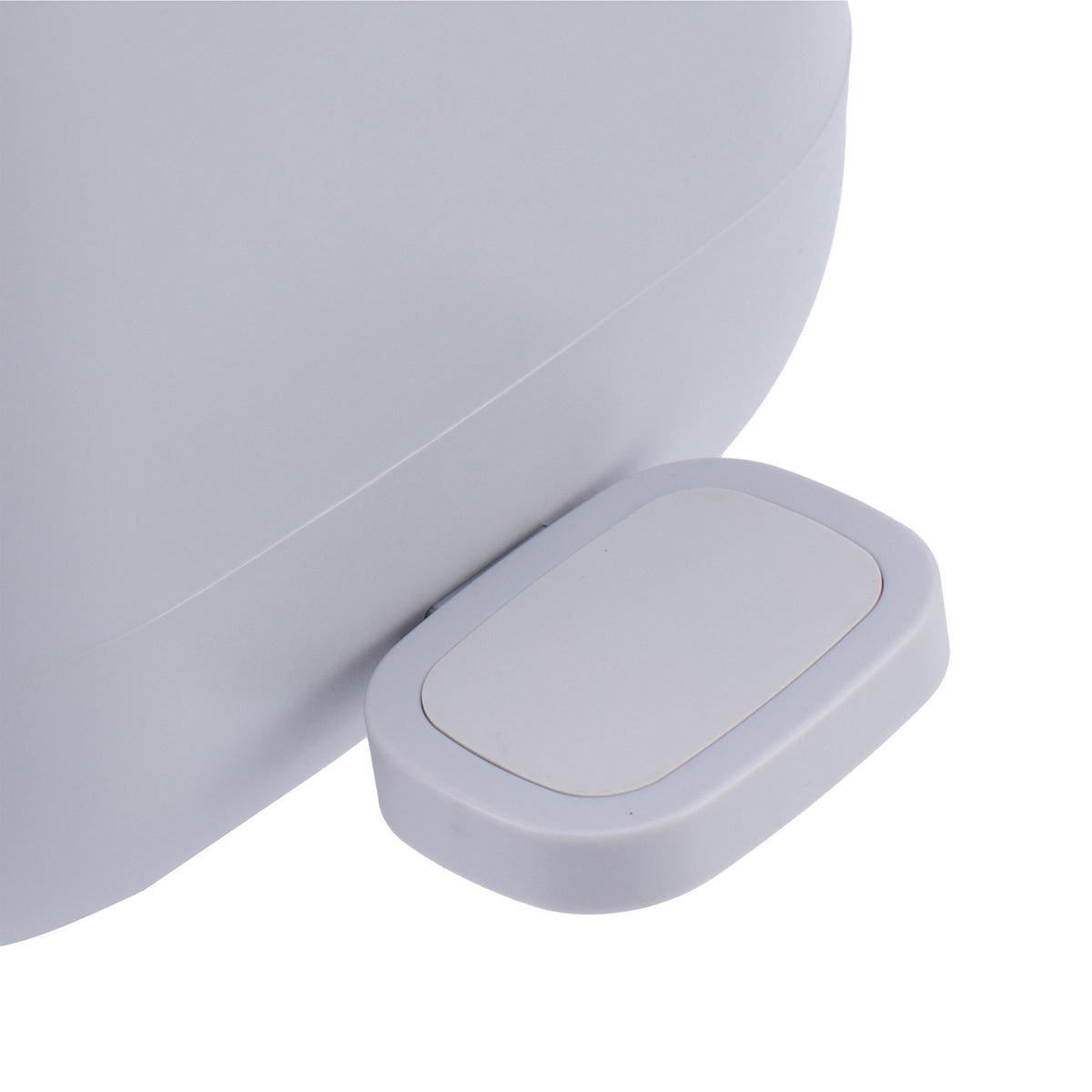 7L Square Plastic Pedal Bin – Soft-Close Lid
